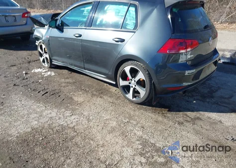 2015 Volkswagen Golf Gti 2.0T Se 4-Door из США, поврежденный, VIN 3VW4T7AU5FM096679
